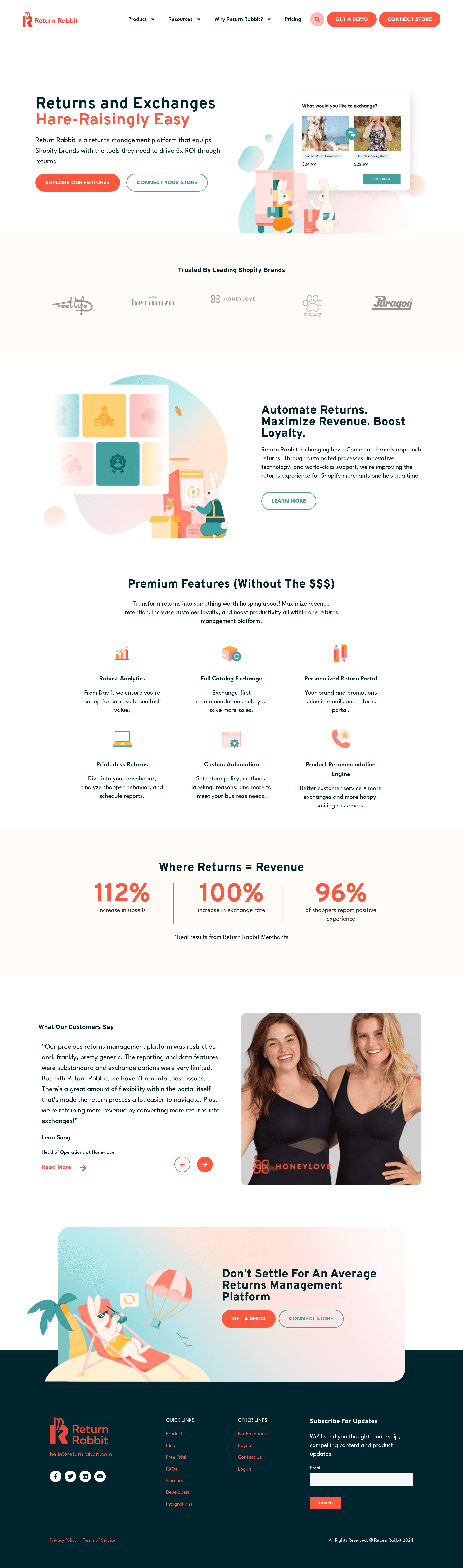 Supply b2b landing page screenshot