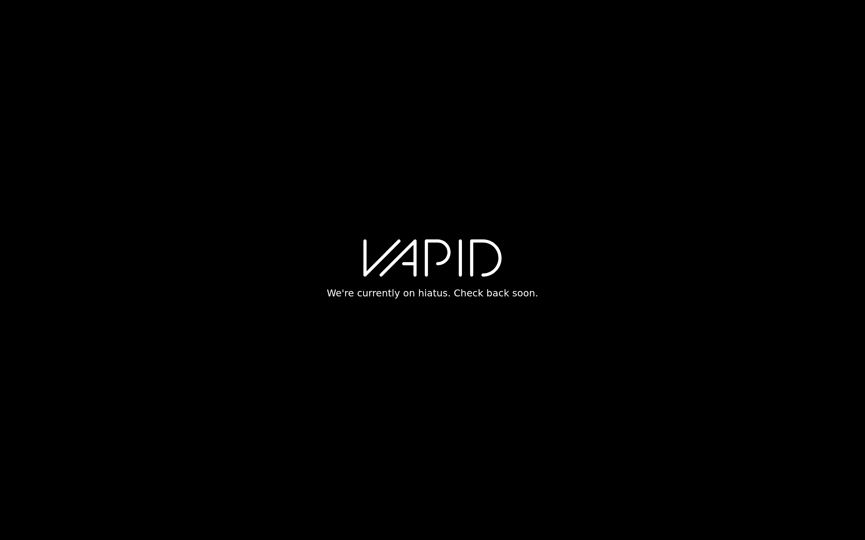 Vapid b2b landing page screenshot