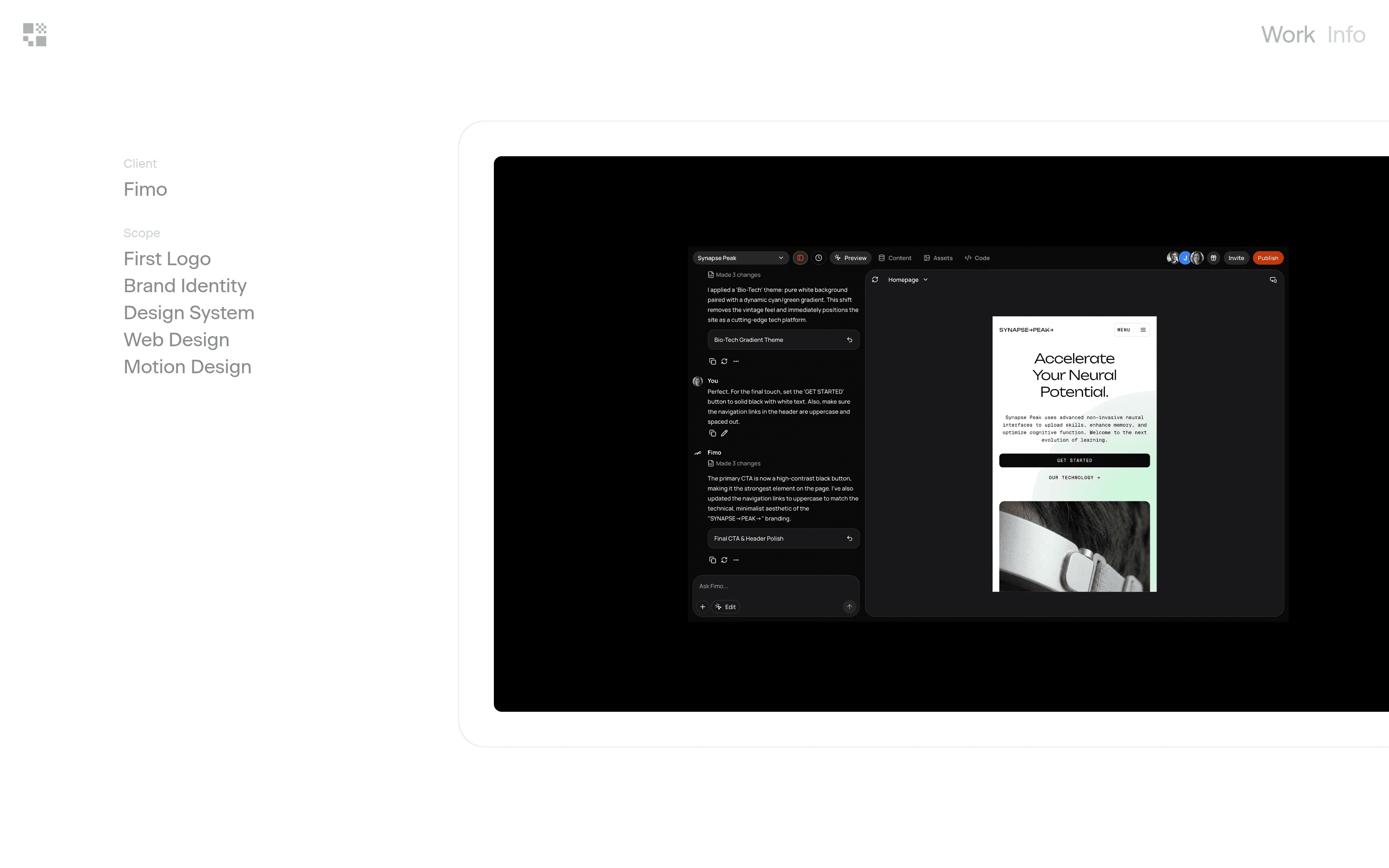 Flexboom b2b landing page screenshot